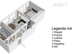 Prodej bytu 3+kk, Brno, Milady Horákové, 50 m2