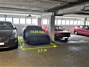 Prodej garážového stání, Brno, Voroněžská, 14 m2