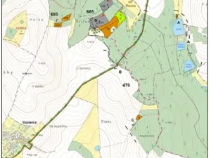 Prodej lesa, Smilovy Hory, 501 m2