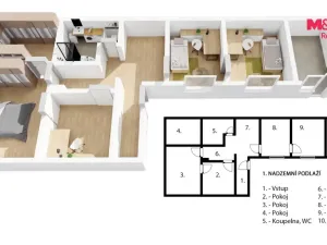 Prodej rodinného domu, Brno - Maloměřice, Jarní, 231 m2