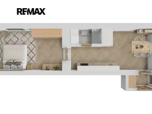 Prodej bytu 2+kk, Praha - Smíchov, Kováků, 37 m2