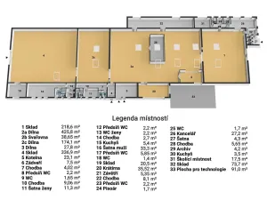 Prodej výrobních prostor, Týniště nad Orlicí, 1650 m2