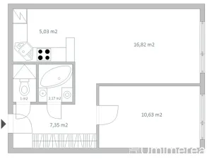 Prodej bytu 2+kk, Praha - Horní Měcholupy, Neapolská, 43 m2