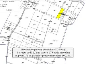 Prodej pole, Čechy, 8483 m2