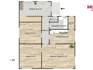 Prodej rodinného domu, Podmoky, 190 m2