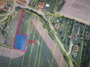 Prodej pozemku pro bydlení, Kluky, 1186 m2