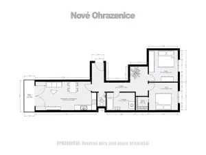 Pronájem bytu 3+kk, Pardubice - Ohrazenice, U Sportovní školy, 86 m2