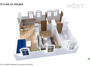 Prodej bytu 2+kk, Šumperk, Polská, 60 m2