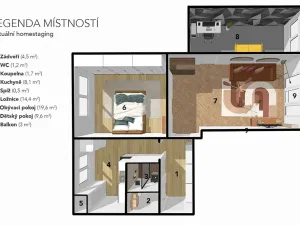 Prodej bytu 3+1, Podbořany, Alšova, 67 m2