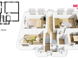 Prodej bytu 3+kk, Úpice, Svornosti, 170 m2