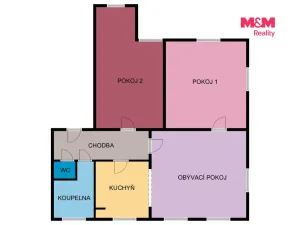 Prodej bytu 3+1, Dolní Čermná, 73 m2