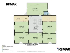 Prodej kanceláře, Nový Bor, Mařákova, 470 m2