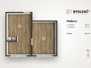 Prodej bytu 1+1, Krupka, Sídliště Nad plovárnou, 40 m2