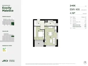 Prodej bytu 2+kk, Praha - Malešice, Univerzitní, 52 m2