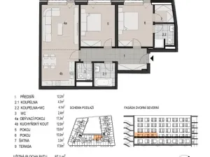Prodej bytu 3+kk, Plzeň - Východní Předměstí, Šumavská, 93 m2