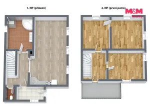 Prodej rodinného domu, Kaceřov - Horní Pochlovice, 176 m2