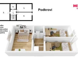 Prodej rodinného domu, Hřibiny-Ledská - Ledská, 156 m2