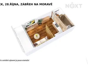 Prodej bytu 1+kk, Zábřeh, 28. října, 19 m2