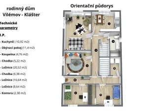 Prodej vícegeneračního domu, Vilémov, 171 m2