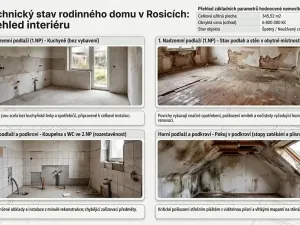 Dražba rodinného domu, Rosice, U Sýpky, 345 m2