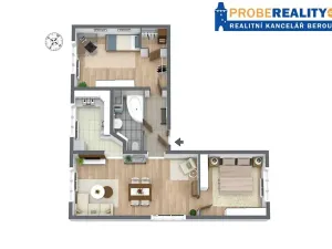 Prodej bytu 3+1, Beroun, Košťálkova, 71 m2