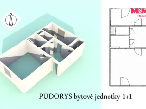 Prodej bytu 1+1, Kolín - Kolín V, U Borků, 50 m2