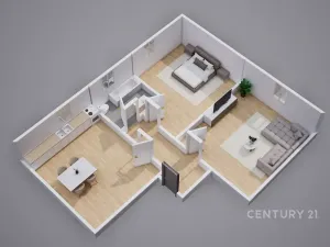 Pronájem bytu 3+kk, Františkov nad Ploučnicí, 75 m2