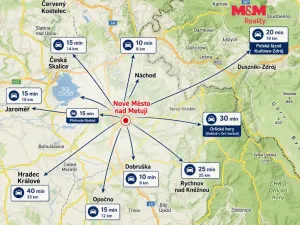 Prodej pozemku pro bydlení, Nové Město nad Metují - Krčín, 4081 m2