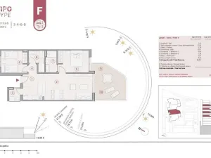 Prodej bytu 3+kk, Calpe, Alicante, Španělsko, 59 m2