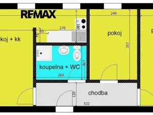 Pronájem bytu 3+kk, Chlumec nad Cidlinou, Rooseveltova, 59 m2