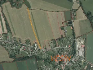 Dražba pole, Věšín, 5690 m2