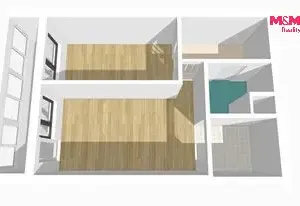 Prodej bytu 2+kk, Praha - Hloubětín, Kukelská, 55 m2