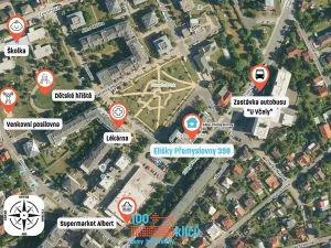 Pronájem bytu 3+kk, Praha - Zbraslav, Elišky Přemyslovny, 90 m2