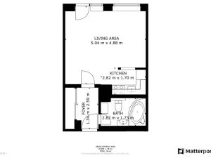 Pronájem bytu 1+kk, Praha - Horní Měcholupy, Boloňská, 36 m2