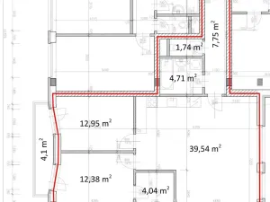 Pronájem bytu 3+kk, Praha - Krč, Dolnokrčská, 83 m2