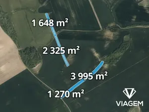 Prodej podílu pole, Strážovice, 973 m2