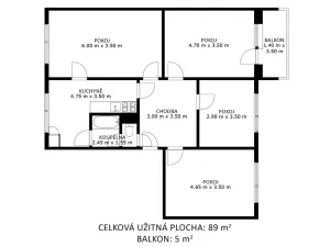 Prodej bytu 4+1, Holešov, Dukelská, 91 m2