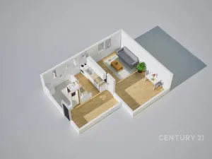 Pronájem bytu 1+1, Děčín, Růžová, 35 m2