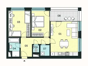 Prodej bytu 3+kk, Znojmo, 70 m2