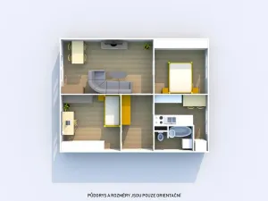 Prodej bytu 3+1, Tachov, Bělojarská, 63 m2