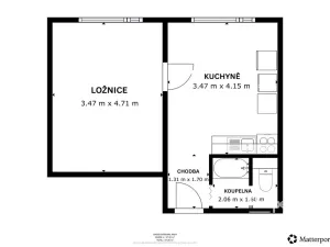 Prodej bytu 1+1, Bílina - Teplické Předměstí, Sídliště Za Chlumem, 35 m2