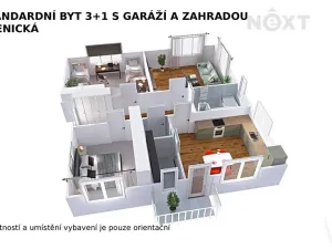 Prodej bytu 3+1, Šumperk, Jesenická, 107 m2