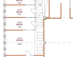 Pronájem kanceláře, Brno, 138 m2