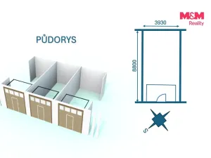 Pronájem výrobních prostor, Kolín, V Olšinkách, 34 m2