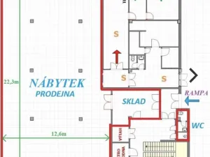 Pronájem kanceláře, Rychnov nad Kněžnou, Havlíčkova, 291 m2