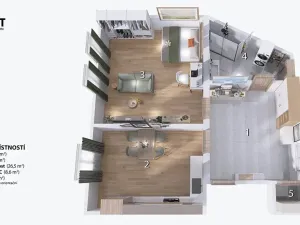 Pronájem obchodního prostoru, Rosice, Brněnská, 84 m2
