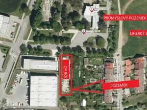 Pronájem komerční nemovitosti, Uherský Brod, 828 m2