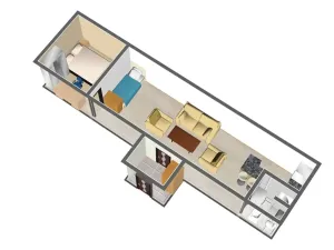 Pronájem bytu 2+kk, Brno, Berkova, 45 m2