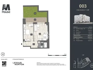 Prodej bytu 2+kk, Praha - Vršovice, Murmanská, 49 m2
