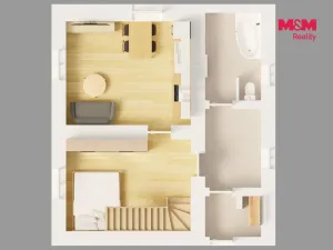 Prodej rodinného domu, Vodochody - Hoštice, U Potoka, 72 m2